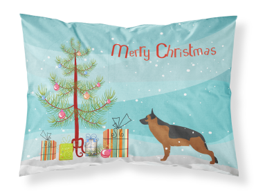 German Shepherd Merry Christmas Tree Standard Pillowcase