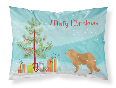 Caucasian Shepherd Merry Christmas Tree Standard Pillowcase