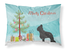 Briard Merry Christmas Tree Standard Pillowcase