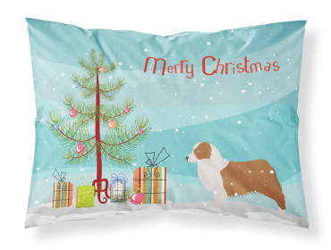 Australian Shepherd Merry Christmas Tree Standard Pillowcase