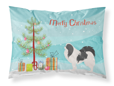 Japanese Chin Merry Christmas Tree Standard Pillowcase