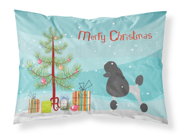 Poodle Merry Christmas Tree Standard Pillowcase