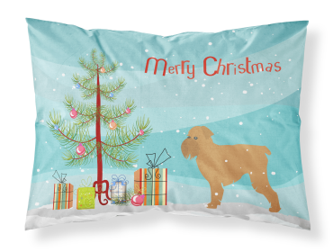 Brussels Griffon Merry Christmas Tree Standard Pillowcase