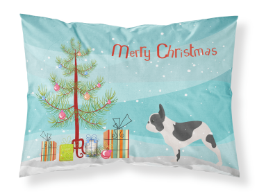 French Bulldog Merry Christmas Tree Standard Pillowcase