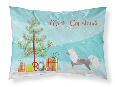 Chinese Crested Merry Christmas Tree Standard Pillowcase