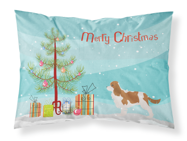 Cavalier King Charles Spaniel Merry Christmas Tree Standard Pillowcase