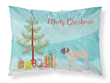 Mastiff Merry Christmas Tree Standard Pillowcase