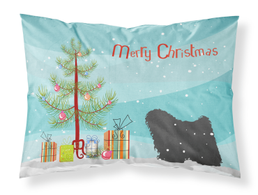 Puli Merry Christmas Tree Standard Pillowcase