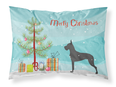 Great Dane Merry Christmas Tree Standard Pillowcase