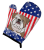 English Bulldog American Flag Oven Mitt