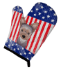 Yorkshire Terrier - Puppy - American Flag Oven Mitt