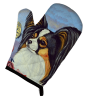 Papillon Artwork Oven Mitt