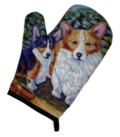 Corgi 5 Artwork Oven Mitt