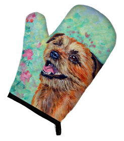 Border Terrier Artwork Oven Mitt