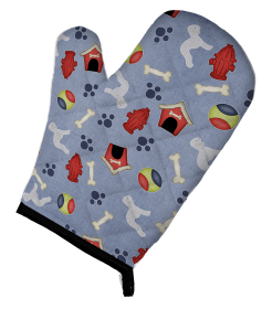 Bedlington Terrier Doghouse Collection Oven Mitt