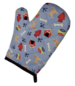 Afghan Hound 1 Doghouse Collection Oven Mitt