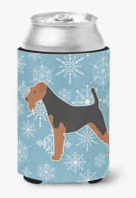 Welsh Terrier Snowflake Design Can Hugger
