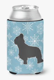Briard Snowflake Design Can Hugger