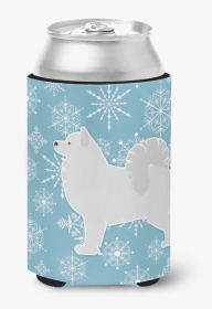 Samoyed Snowflake Design Can Hugger