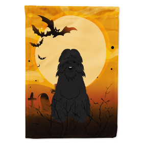 Bouvier des Flandres Halloween Themed House Flag