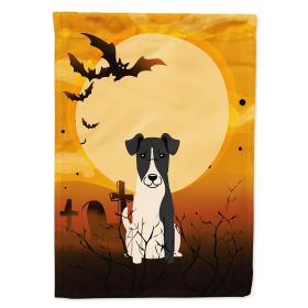Smooth Fox Terrier Halloween House Flag