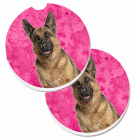 German Shepherd Car Cup Holder Coasters (Set of 2)