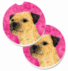 Border Terrier Car Cup Holder Coasters (Set of 2)