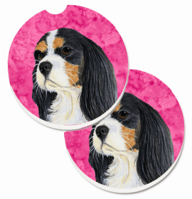 Cavalier King Charles Spaniel #1 Car Cup Holder Coasters (Set of 2)