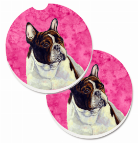 French Bulldog #1 Car Cup Holder Coasters (Set of 2)