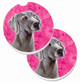 Weimaraner Car Cup Holder Coasters (Set of 2)