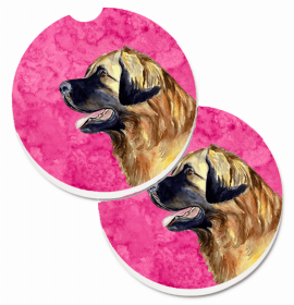 Leonberger Car Cup Holder Coasters (Set of 2)