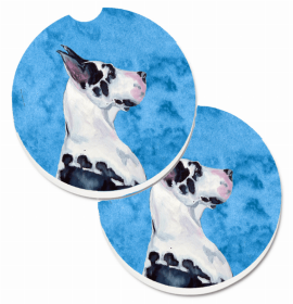 Great Dane #3 Car Cup Holder Car Coasters (Set of 2)
