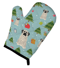 Mastiff - Brundle and White - Christmas Oven Mitt