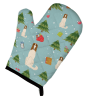 Borzoi 1 Christmas Oven Mitt