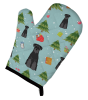 Schnauzer - Standard - Black - Christmas Oven Mitt