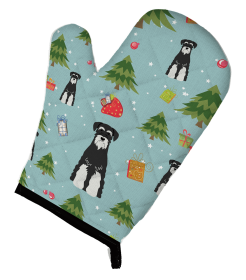 Schnauzer - Standard - Salt and Pepper - Christmas Oven Mitt