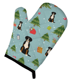 Greater Swiss Mountain Dog Christmas Oven Mitt