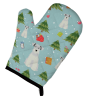 Miniature Schnauzer - White - Christmas Oven Mitt