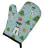 Miniature Schnauzer - Salt and Pepper - Christmas Oven Mitt
