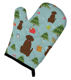Labrador Retriever - Chocolate 1 - Christmas Oven Mitt