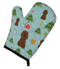 Irish Water Spaniel 1 Christmas Oven Mitt