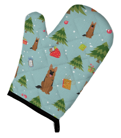 German Shepherd 1 Christmas Oven Mitt