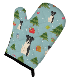Smooth Fox Terrier Christmas Oven Mitt