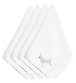 Chihuahua Embroidered Napkins Set of 4