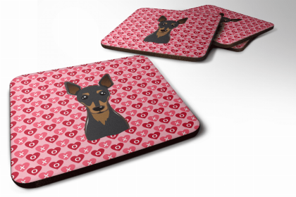 Min Pin Valentine's Day Foam Coaster