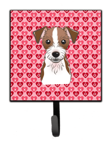 Jack Russell Terrier Valentine's Day Leash or Key Holder