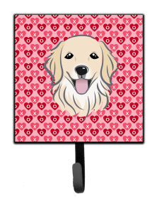 Golden Retriever Style #1 Valentine's Day Leash or Key Holder
