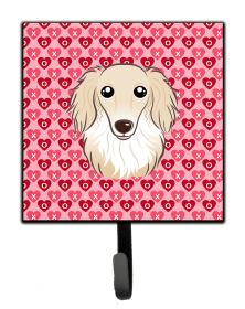 Dachshund 1 Valentine's Day Leash or Key Holder
