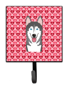 Alaskan Malamute Valentine's Day Leash or Key Holder