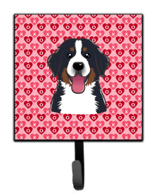 Bernese Mountain Dog Valentine's Day Leash or Key Holder
